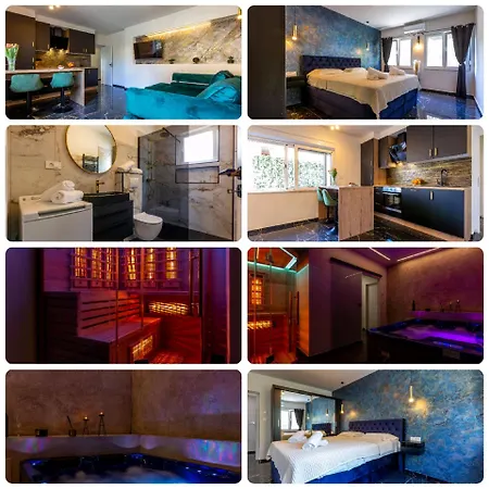 Luxury Hedone Apartment Near The Bridge With Private Spa Zone Zadar Exteriör bild